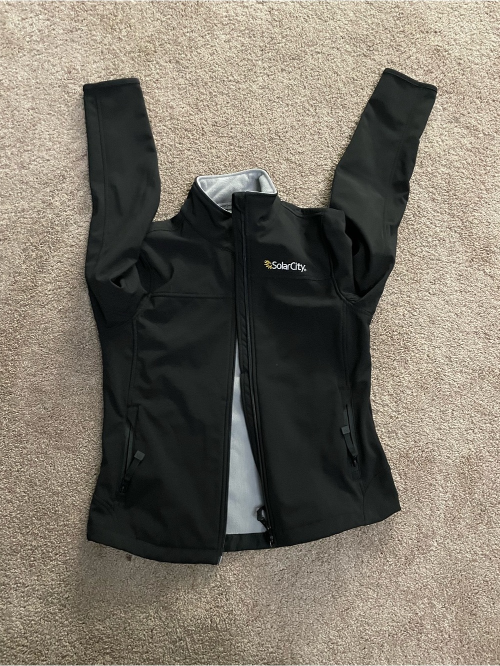 Port Authority Women's Black Softshell Logo Jacket